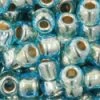 Cc990 - Perles De Rocaille Toho 6/0 Gold Lined Aqua (10g)