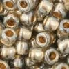 Cc993 - Perles De Rocaille Toho 6/0 Gold Lined Black Diamond (10g)