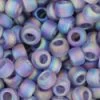 Cc166df - Perles De Rocaille Toho 8/0 Transparent Rainbow Frosted Light Tanzanite (10g)