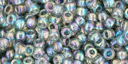 Cc176 - Perles De Rocaille Toho 8/0 Transparent Rainbow Black Diamond (10g) 1 Cc176 - Perles De Rocaille Toho 8/0 Transparent Rainbow Black Diamond (10g)
