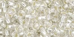 Cc21 - Perles De Rocaille Toho 8/0 Silver Lined Crystal (10g)