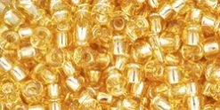 Cc22 - Perles De Rocaille Toho 8/0 Silver Lined Light Topaz (10g)