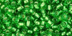 Cc27 - Perles De Rocaille Toho 8/0 Silver Lined Peridot (10g)