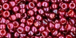 Cc332 - Perles De Rocaille Toho 8/0 Gold Lustered Raspberry (10g)