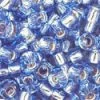 Cc33 - Perles De Rocaille Toho 8/0 Silver Lined Light Sapphire (10g)