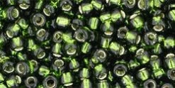 Cc37 - Perles De Rocaille Toho 8/0 Silver-lined Olivine (10g)