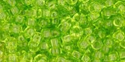 Cc4 - Perles De Rocaille Toho 8/0 Transparent Lime Green (10g)