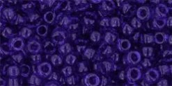 Cc8 - Perles De Rocaille Toho 8/0 Transparent Cobalt (10g)