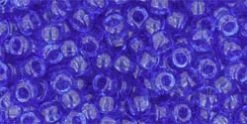 Cc942 - Perles De Rocaille Toho 8/0 Transparent Sapphire (10g)