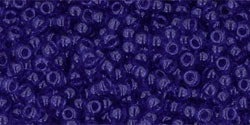 Cc8 - Perles De Rocaille Toho 11/0 Transparent Cobalt (10g) 1 Cc8 - Perles De Rocaille Toho 11/0 Transparent Cobalt (10g)