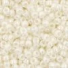 Cc122 - Perles De Rocaille Toho 15/0 Opaque Lustered Navajo White (5g)