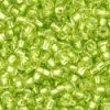 Cc24 - Perles De Rocaille Toho 15/0 Silver Lined Lime Green (5g)