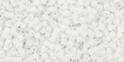 Cc41 - Perles De Rocaille Toho 15/0 Opaque White (5g)