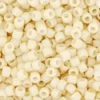 Cc762 - Perles De Rocaille Toho 15/0 Opaque-pastel-frosted Egg Shell (5g)