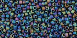 Cc86f - Perles De Rocaille Toho 15/0 Opaque Rainbow Frosted Rainbow Iris (5g)