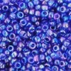 Cc87 - Perles De Rocaille Toho 15/0 Transparent Rainbow Cobalt (5g)