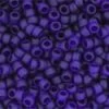 Cc8df - Perles De Rocaille Toho 15/0 Transparent Frosted Cobalt (5g)
