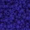 Cc8f - Perles De Rocaille Toho 15/0 Transparent Frosted Dark Sapphire (5g)