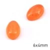 Cabochon Ovale Aventurine Rouge Naturelle 6x4mm (2)