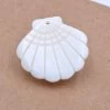 Pendentif Nacre Blanche Coquille Saint Jacques 28.5x29.5mm (1)