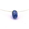 Pendentif Perle Ovale Facettes Cyanite Bleu 7-8x5-6mm (1)
