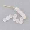 Heishi Perles Rondelles En Quartz BLANC 4x2mm - Trou 0,7mm (10)
