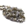 Perles Chips Labradorite 5-13mm - Trou: 0,8mm (1 Fil 85cm)