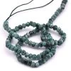Perles Rondelles Facettes Jade Teinté Turquoise Picasso 4x2.5mm - Trou: 1mm (1 Fil-34cm)