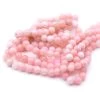Perles Rondes Opale Rose Naturelle 4mm - Trou: 0.8mm ( 1 Fil -38cm )