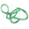 Perle Rondelles Bicone En Aventurine Verte 4x2mm (1 Fil - 38cm)