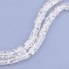 Heishi Perle Rondelle En Cristal De Quartz 5-6x2-4mm (1 Fil-32cm)