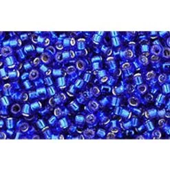 Cc28- Perles Toho Treasure 11/0 Silver Lined Cobalt (5g)