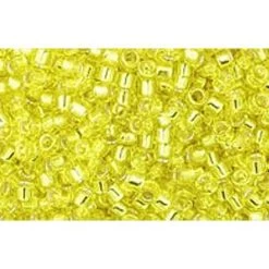 Cc32 - Perles Toho Treasure 11/0 Silver Lined Lemon (5g)