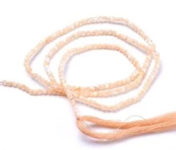 Perles à Facettes Nacre Coquillage 2.5mm Trou 0.5mm 37cm (1 Rang)