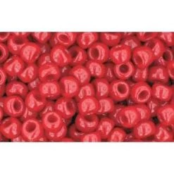 Cc45 - Perles De Rocaille Toho 8/0 Opaque Pepper Red (10g)