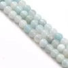 Perles Rondes Amazonite Naturelle 6mm Sur Fil 38 Cm 63 Perles (1 Fil)