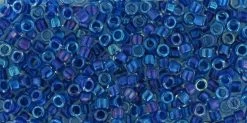Cc189- Toho Treasure Beads 11/0 Caribbean Blue Lined (5gr)