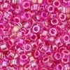 Cc785 - Perles Toho Treasure 11/0 Inside Color Luster Crystal Hot Pink Lined (5g)