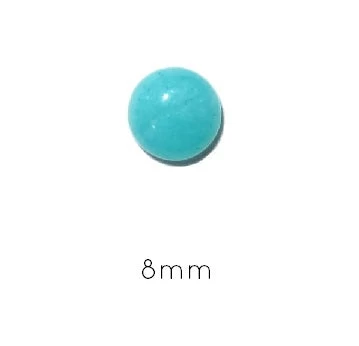 Cabochon Rond AMAZONITE 8mm (1) 1 Cabochon Rond AMAZONITE 8mm (1)