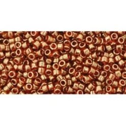 Cc329 - Perles Toho Treasure 11/0 Gold Lustered African Sunset (5g)
