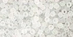 Cc1f - Perles De Rocaille Toho 11/0 Transparent Frosted Crystal (10g)