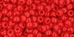 Cc45a - Perles De Rocaille Toho 8/0 Opaque Cherry (10g)