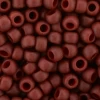 Cc2609F - Perles De Rocaille Toho 8/0 Semi Glazed Dark Red (10g)