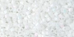 Cc401 - Perles Toho Treasure 11/0 Opaque Rainbow White (5g)