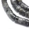Heishi Rondelle En Labradorite Foncée 3x2mm (20 Perles)