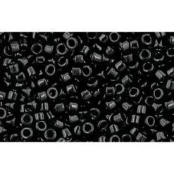 Cc49 - Perles Toho Treasure 11/0 Opaque Jet (5g)
