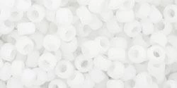 Cc41f - Perles De Rocaille Toho 8/0 Opaque Frosted White (10g) 1 Cc41f - Perles De Rocaille Toho 8/0 Opaque Frosted White (10g)
