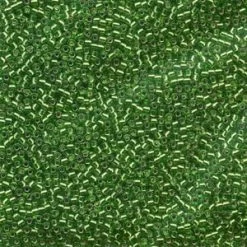 DB046 - 11/0 Delica Beads Silver Lined Light Green- 1,6mm - Hole : 0,8mm (5gr)