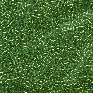 DB046 - 11/0 Delica Beads Silver Lined Light Green- 1,6mm - Hole : 0,8mm (5gr) 1 DB046 - 11/0 Delica Beads Silver Lined Light Green- 1,6mm - Hole : 0,8mm (5gr)