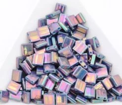 Cc1898-Miyuki Tila Perles Bronze Met Iris 5mm (25)